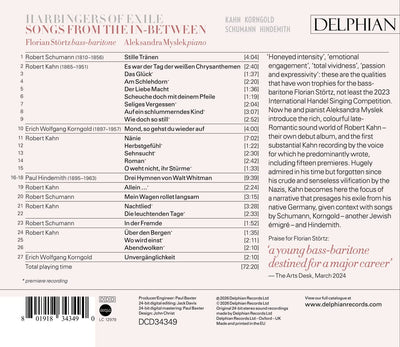 Harbingers of Exile: Songs from the In-Between CD Delphian Records