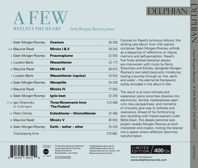 Seán Morgan-Rooney: A Few Reflect the Heart Delphian Records