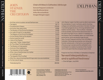 Stainer: The Crucifixion CD Delphian Records