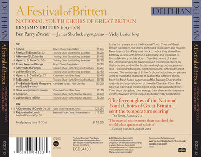 A Festival of Britten CD Delphian Records