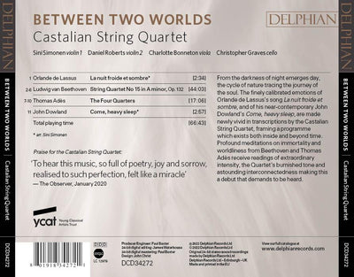 Between two worlds: Adès | Beethoven | Dowland | Lassus Delphian Records