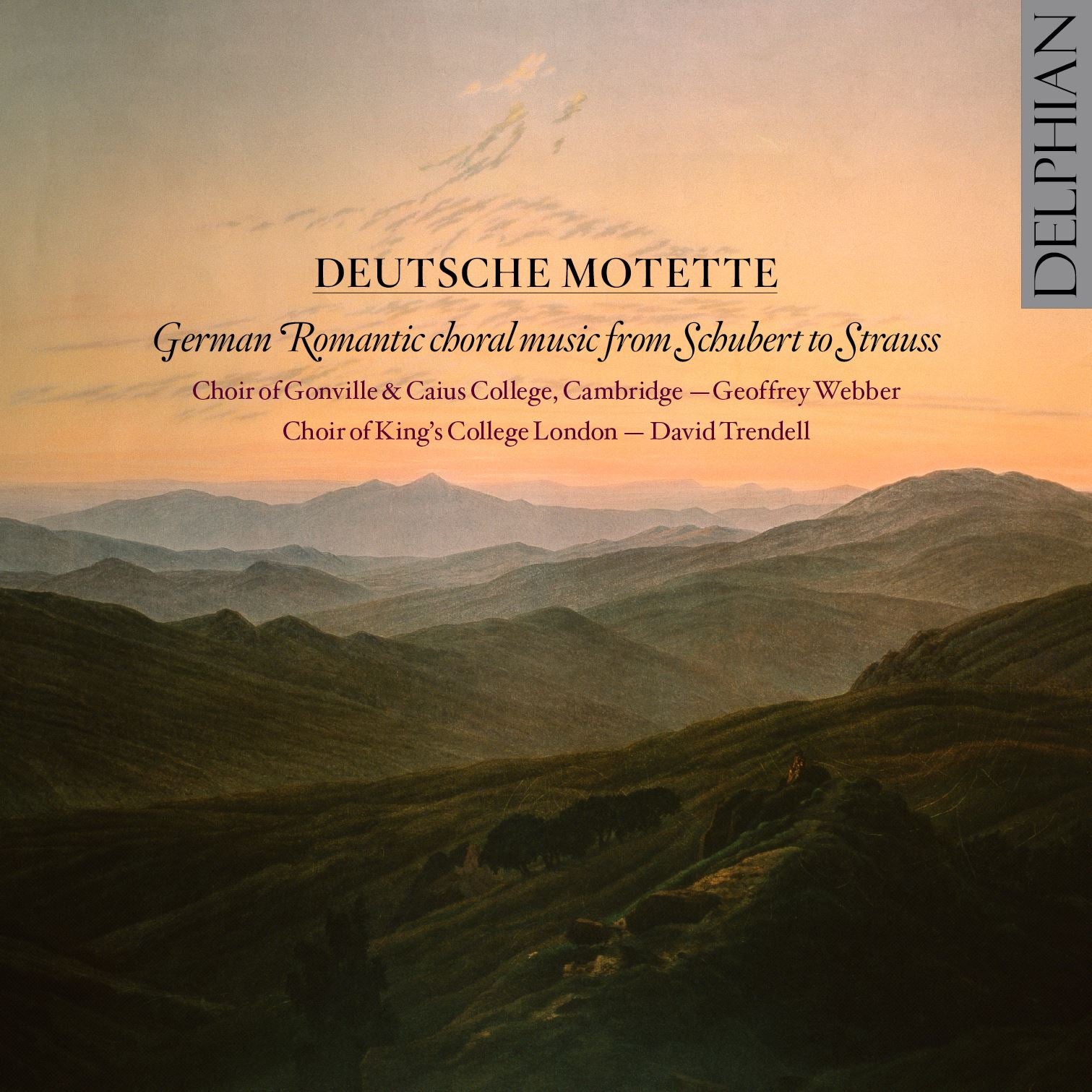 Deutsche Motette CD Delphian Records
