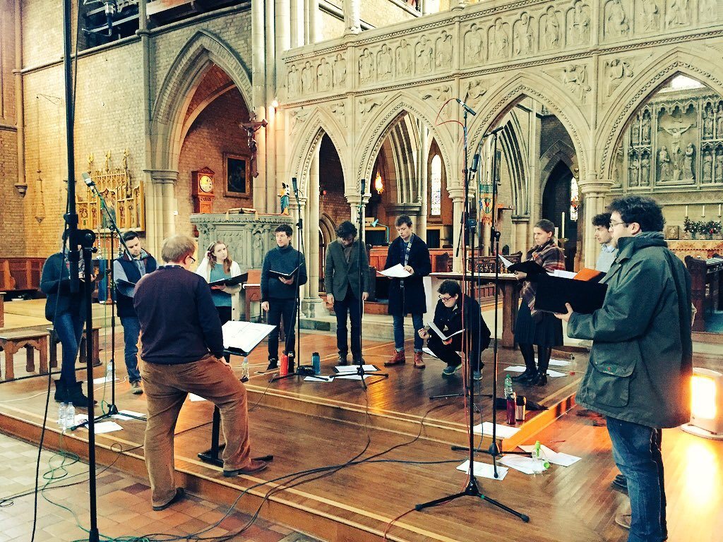 Drop down, ye heavens: Advent antiphons for choir & saxophone CD Delphian Records