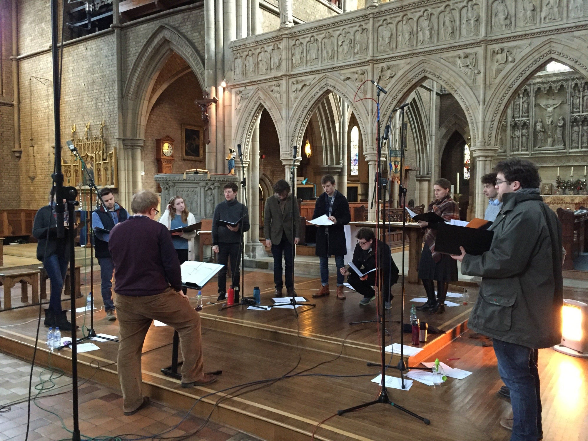 Drop down, ye heavens: Advent antiphons for choir & saxophone CD Delphian Records