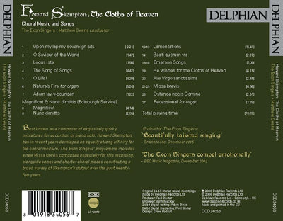 Howard Skempton: The Cloths of Heaven CD Delphian Records