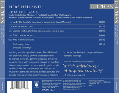 Piers Hellawell: Up By The Roots CD Delphian Records