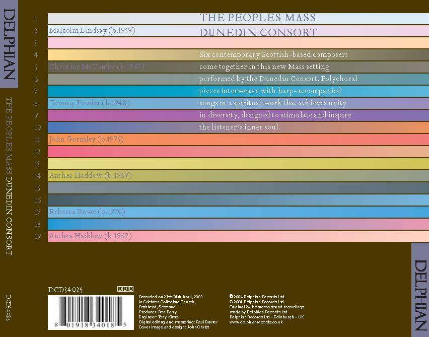 The People’s Mass CD Delphian Records