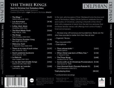The Three Kings: music for Christmas from Tewkesbury Abbey CD Delphian Records