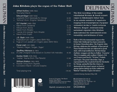 The Usher Hall Organ CD Delphian Records