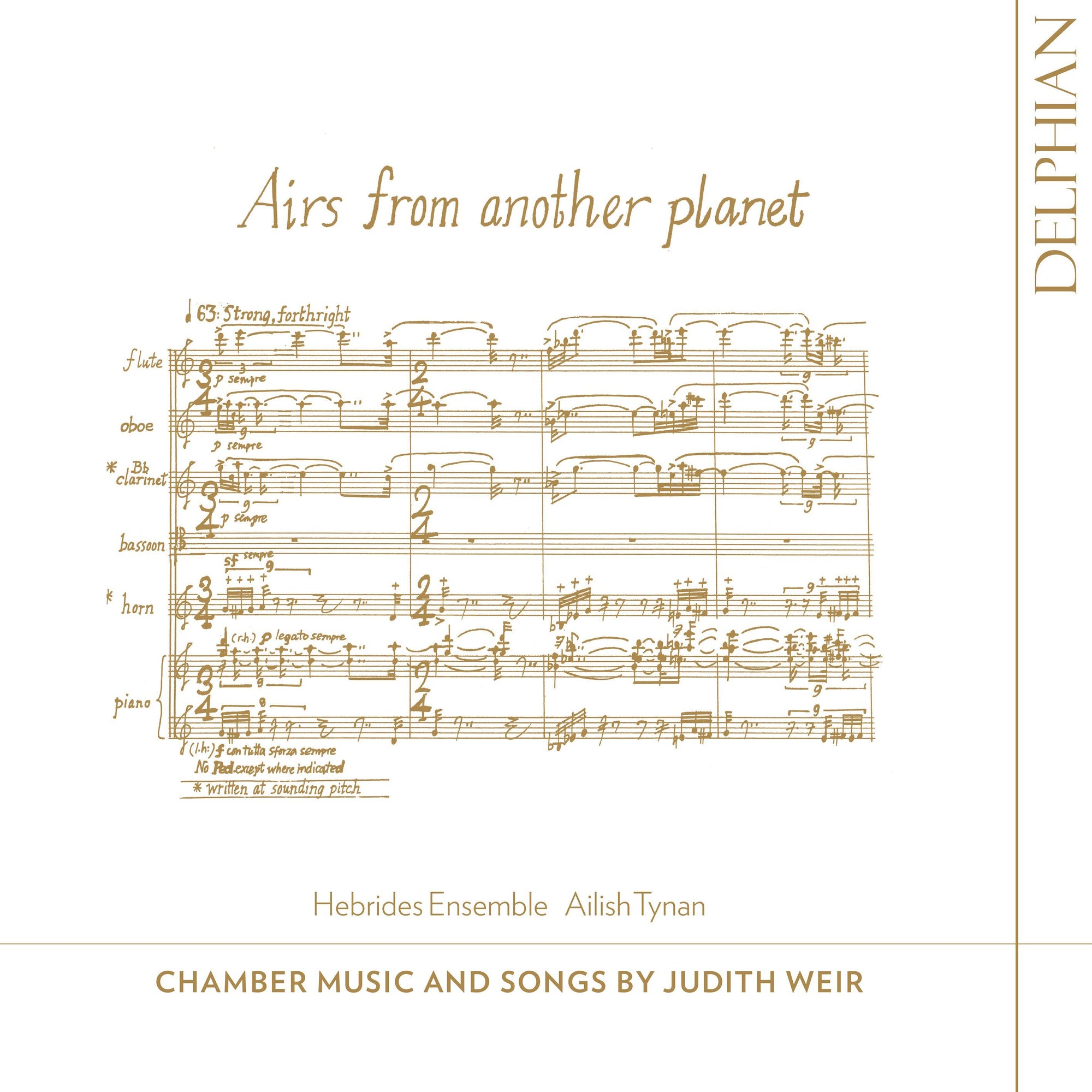Airs from Another Planet: Chamber Music & Songs by Judith Weir CD Delphian Records