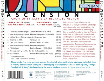 Ascension CD Delphian Records