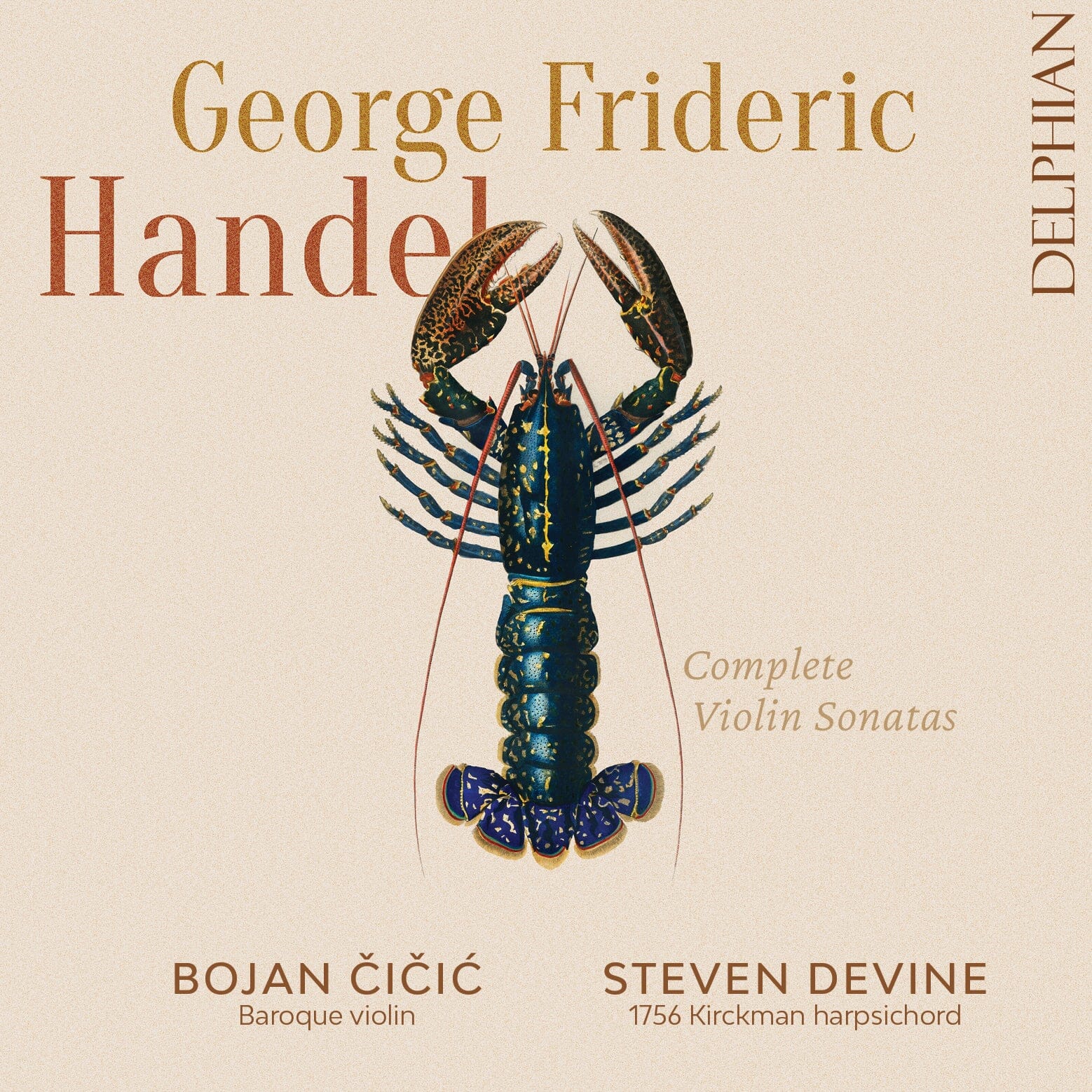 Handel: Complete Violin Sonatas CD Delphian Records