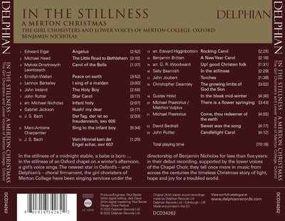 In the Stillness: A Merton Christmas CD Delphian Records