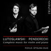 Lutuslawski | Penderecki: Complete Music for Violin and Piano CD Delphian Records