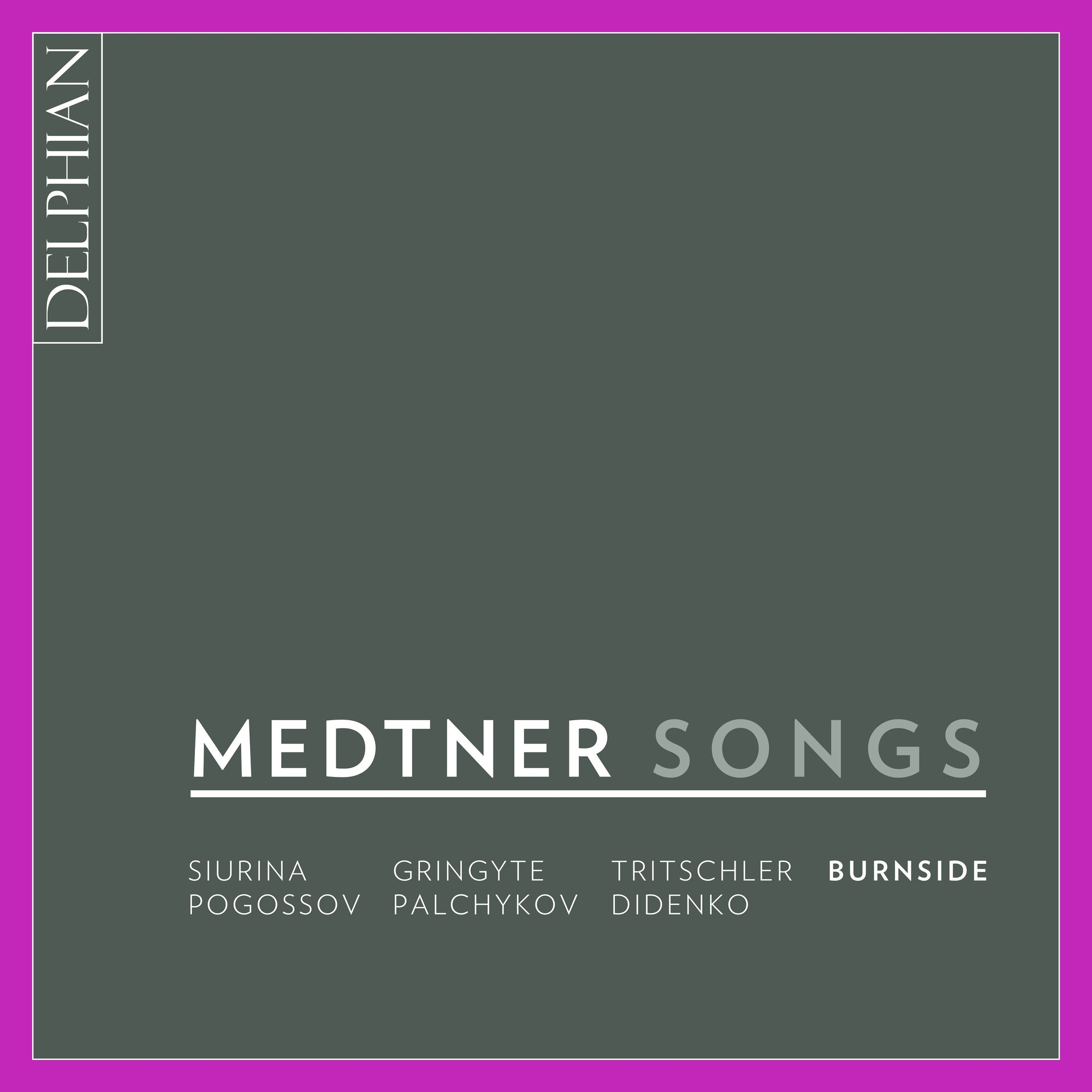Medtner: Songs (2CDs) CD Delphian Records