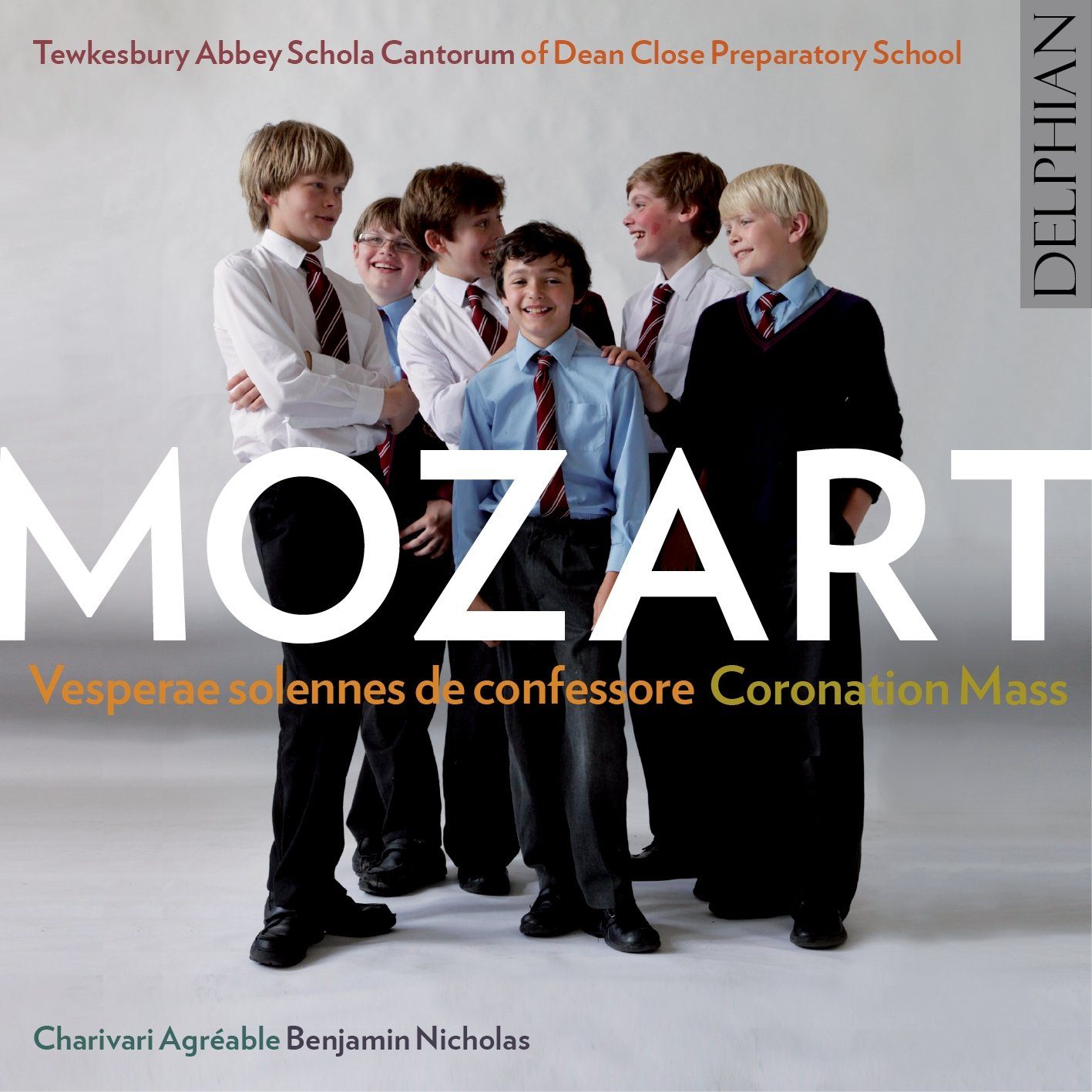 Mozart: ‘Coronation’ Mass, Vespers, Ave verum corpus CD Delphian Records