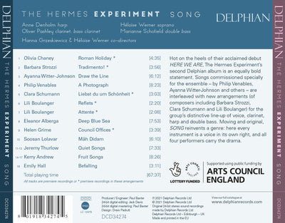 SONG CD Delphian Records