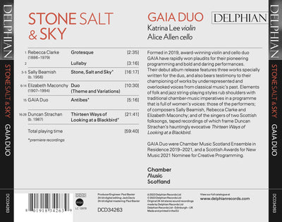 Stone, Salt & Sky: Beamish - Maconchy - Strachan - R Clarke Delphian Records